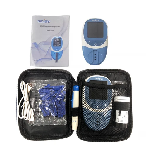 Optics Blood Lipid Analyzer Multifunction 5 in 1 Cholesterol Triester Strips