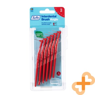 TEPE ANGLE Interdentalbürsten Mit Griff 0,5 Mm Pink 6 Stk. Größe 2