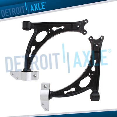 Pair Front Lower Control Arms for Audi A3 Volkswagen EOS Golf GTI Jetta Rabbit