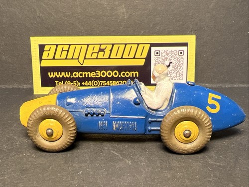 1952-54 Dinky Toys - 234 23h FERRARI RACING CAR - Blue/Yellow - Original Box - Picture 2 of 21