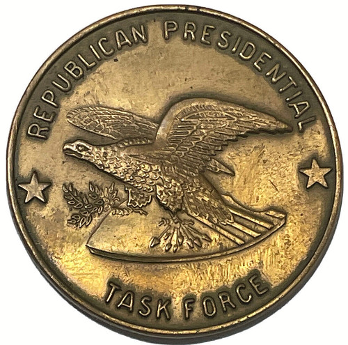 Ronald Reagan Medal of Merit Republican Presidential Task Force Large 2" Medal