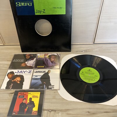 Jay-Z CD & Vinyl LOT 5 Import Singles & Rare Who You Wit Change Clothes Sunshine