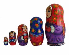 POUPÉES RUSSE MATRIOCHKA dirigeants politiques russes ancien jouet URSS EUR 40,00 - FR