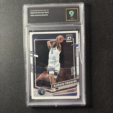 2023-24 Donruss Optic Anthony Edwards Timberwolves Graded 9