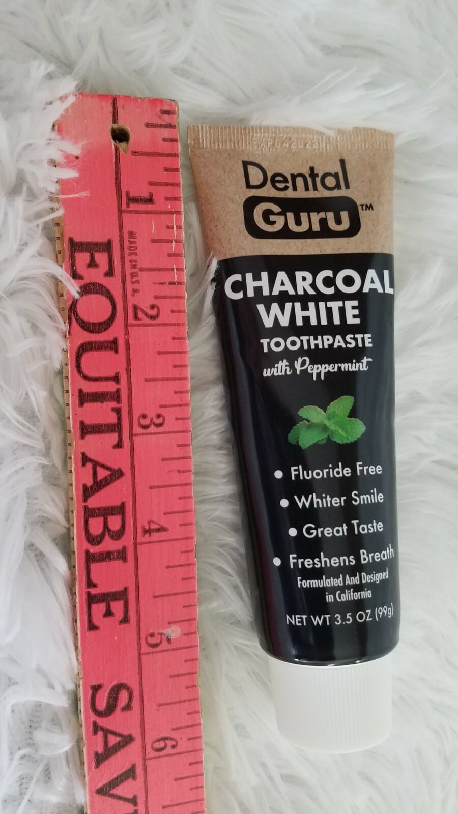 Toothpaste Dental Guru Charcoal White with Peppermint Whitening
