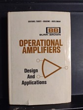 Burr-Brown Hardcover Book Operational Amplifiers Design and Applications W/DJ VG
