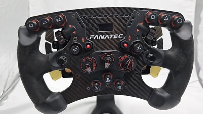 Button Caps Set für Fanatec Lenkrad - Schwarz/Weiss