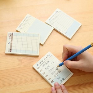 1x Weekly Daily Planner Sticker Sticky Notes Memo Pad Schedule Check List H Sm1 Ebay