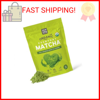 SEN CHA Naturals Organic Matcha Powder, Authentic Japanese Green Tea, Premium Fi