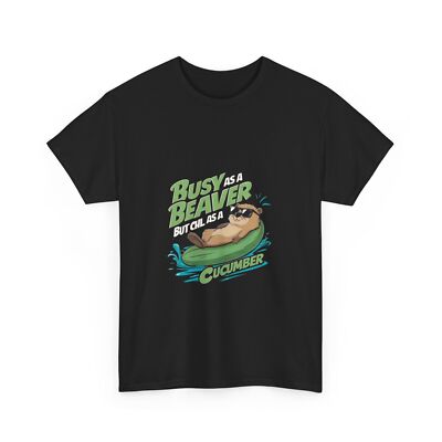 Busy as a beaver arrows fashion trendy Heavy Cotton T Shirt by PUGBUGS