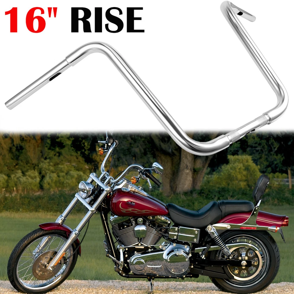 Manillar colgante APE de 10" 12" 14" 16" 18"" 1-1/4" barras de grasa de ADN para Harley XL Foto 4 de 4
