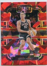2024 Panini Select WNBA KELSEY PLUM #75 RED ICE PRIZM LAS VEGAS ACES