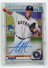 Austin Hansen 2020 Bowman Chrome Mega Box Auto Autograph Mojo Refractor #BCMA-AH