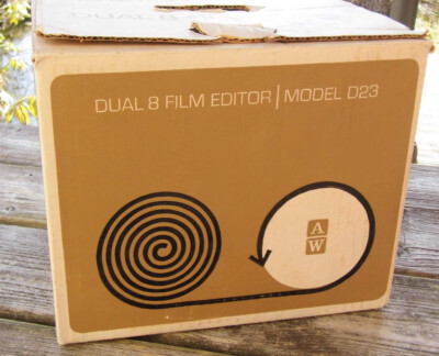 Atlas Warner Dual 8 Film Editor Model D23 - Filmbetrachter in OVP
