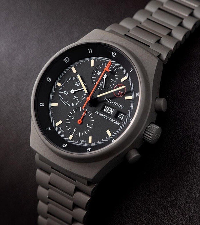 Porsche Design Orfina 7177 Military 3H TOP GUN AirForce PVD Cadet