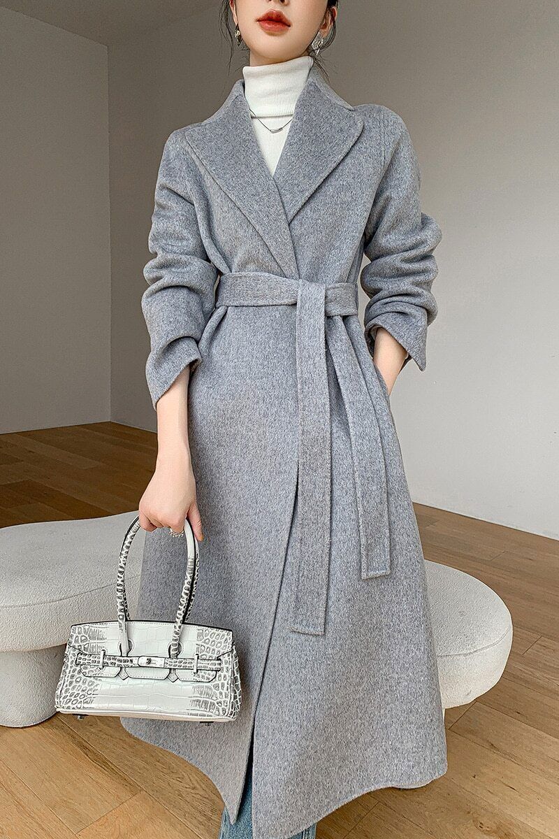 Double-sided Cashmere Coat Women's Temperament New Wool Coat Double-sided Cashmere Coat Women's Temperament New Wool Coat