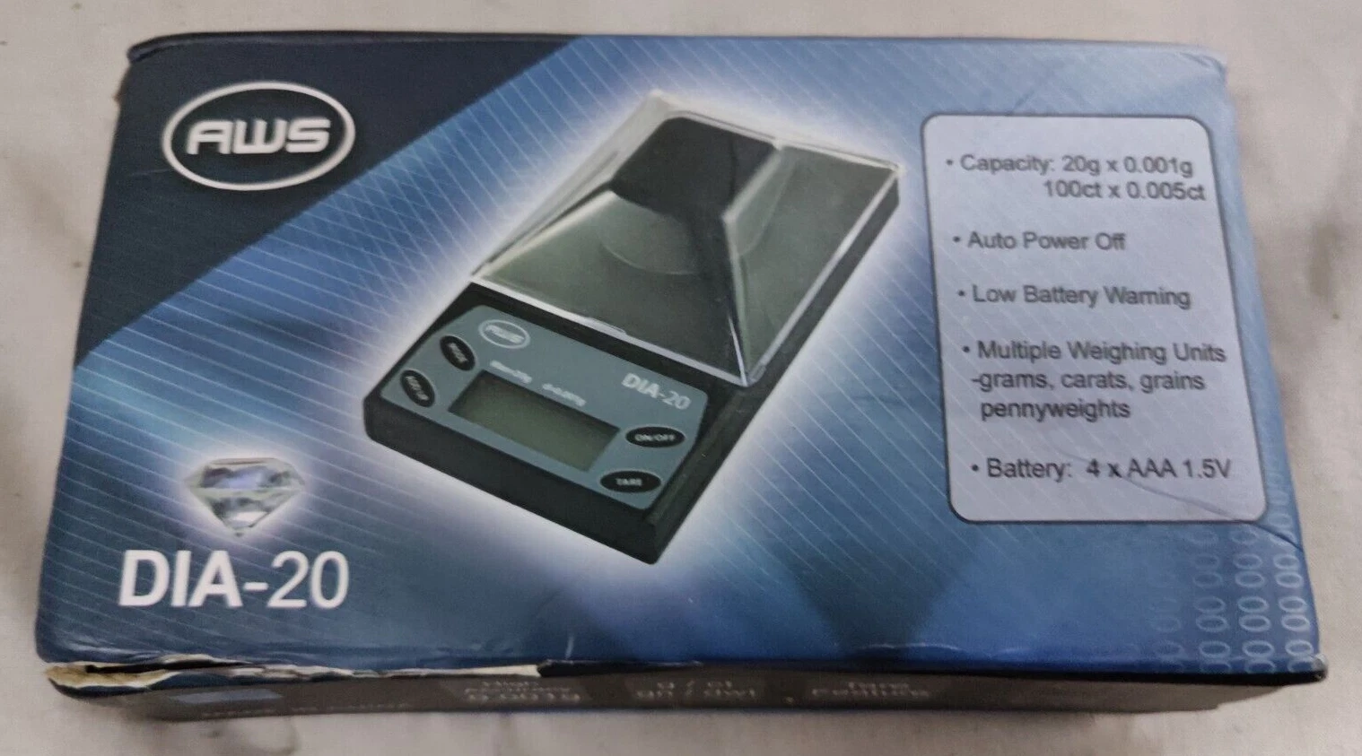 American Weigh DIA-20 Digital Carat Scale