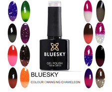 BLUESKY GEL NAIL POLISH COLOUR CHANGE CHAMELEON TWO COLOR UV LED SOAK OFF