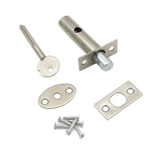Security Door Bolts Strong Dead Lock Stainless Steel Invisible Latches Bolts - Picture 3 of 9