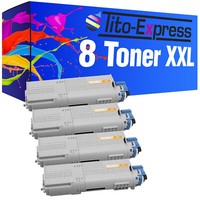 8Er Set Toner Xxl Platinumserie FüR Oki C 532 Dn C 542 Dn Mc 563 Dn Mc 573 Dn