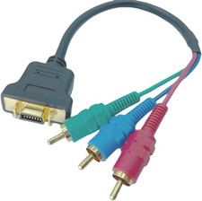 Japan D terminal female - component male conversion video cable 0.3m