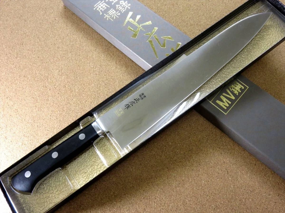 Japanese Masahiro Kitchen Gyuto Chef's Knife 300mm 12 inch MV Honyaki SEKI JAPAN