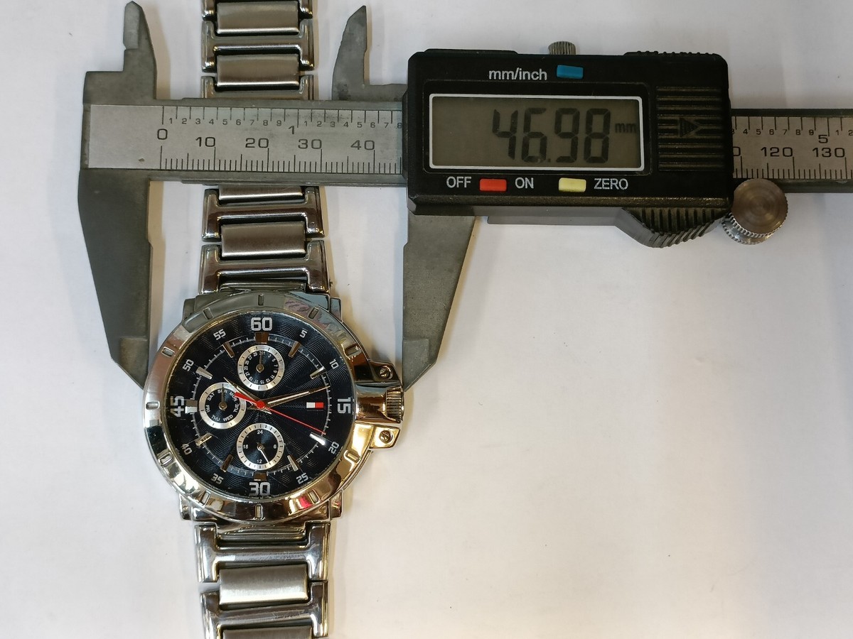 TOMMY HILFIGER MULTIFUNCTION QUARTZ BLUE DIAL F90268 MEN