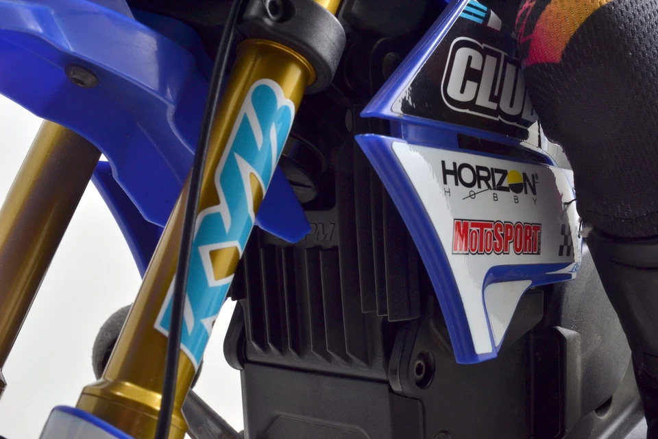 RPM Black Crash Structure (Radiator) Fits Losi Promoto-MX Motorcycle 72202 - Image 2 of 2