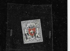 1850 SWITZERLAND SC# 2, 2 1/2c POSTE LOCALE USED.