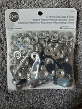 Dritz 5/8" Heavy Duty Snaps & Tools BK113