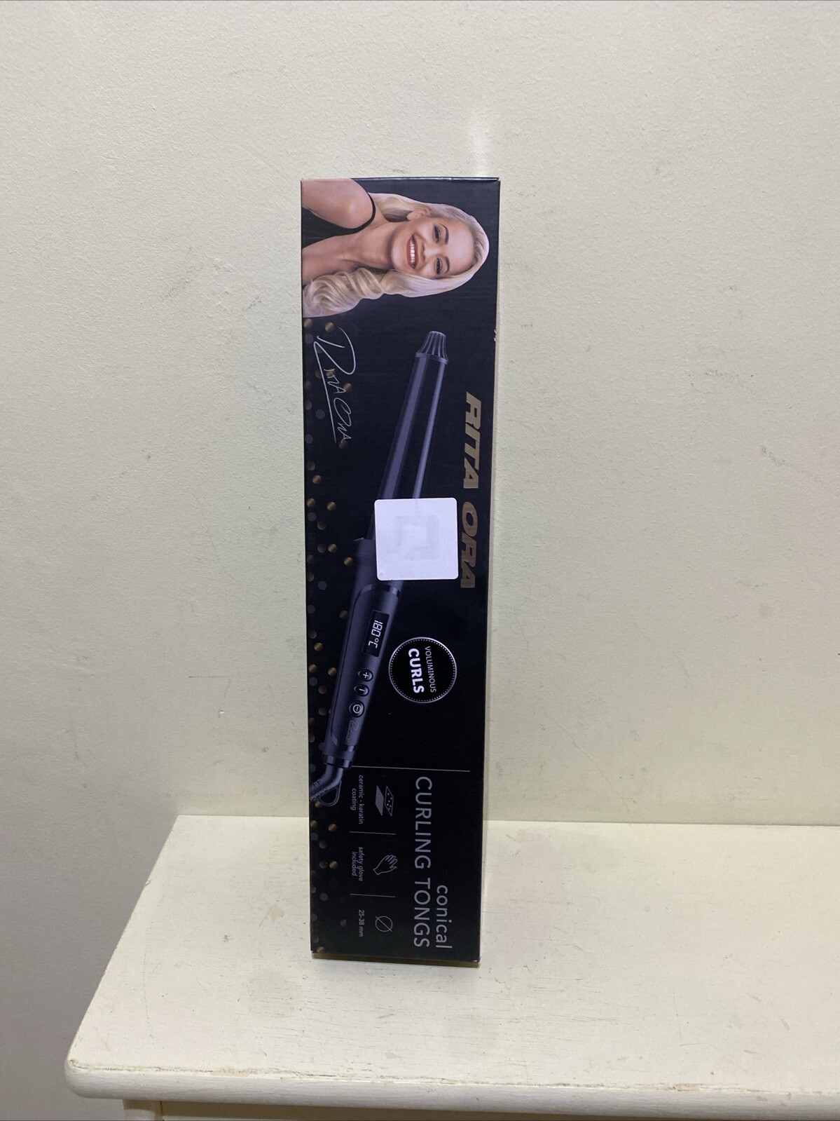 Rita Ora Conical Curling Tongs Ceramic - Keratin Coating