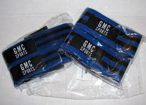 Pack de 4 bandes de musculation GMC Sports BFR Occlusion bleu/noir NEUF - Photo 1 sur 1