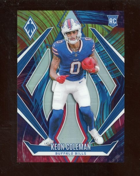 2024 Panini Phoenix Rookie RC #213 Keon Coleman Dreamweaver Prizm 1/4