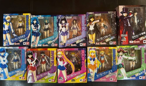 Juego de 10 figuras BANDAI S.H.Figuarts Sailor Moon 20 aniversario