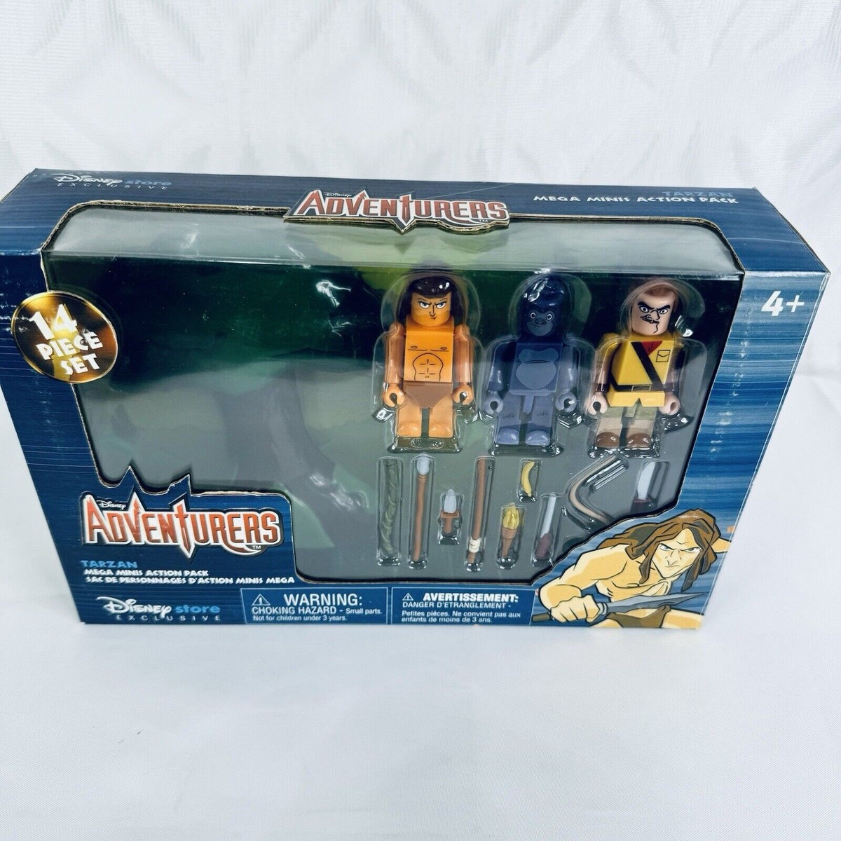 ディズニー アドベンチャーズシリーズ メガミニズアクションセット ターザン Disney Store Exclusive Adventurers Tarzan Mega Minis Action