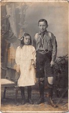 Pfadfinder und Schwester Studio Ansichtskarte