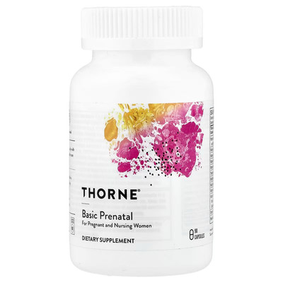 Thorne, Basic Prenatal, 90 Kapseln, Ablaufdatum: 11/2027
