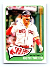 #197 2023 Topps Archives Justin Turner Red Sox