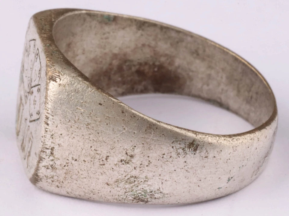 Kriegsmarine U 107 German submarine WWII Ring navy war period WW2 Card game art - Image 2 of 4