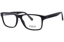 Polo Ralph Lauren PH2223 5001 Eyeglasses Men's Black Full Rim Pillow Shape 58mm