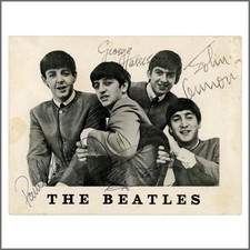 Neil Aspinall Autographed The Beatles 1964 Dezo Hoffmann Fan Club Card(UK) Neil Aspinall Autographed The Beatles 1964 Dezo Hoffmann Fan Club Card(UK)