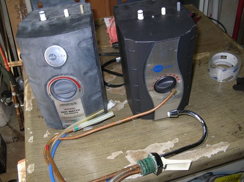 INSINKERATOR NON-WORKING INSTANT HOT WATER TANKS & SPIGOT REPAIR OR PARTS ONLY