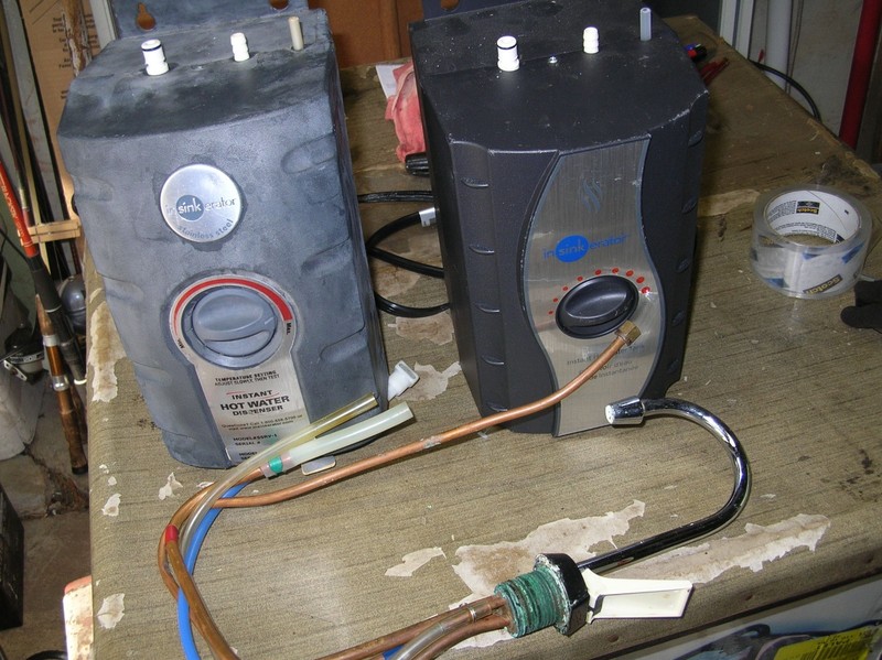 INSINKERATOR NON-WORKING INSTANT HOT WATER TANKS & SPIGOT REPAIR OR PARTS ONLY