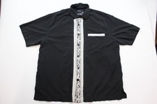 Nat Nast Luxury Originals Men's Silk Blend Bowling Shirt Size L 