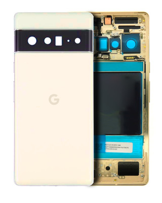 Back Housing Compatible With Google Pixel 6 Pro (Genuine OEM) (Sorta Sunny)