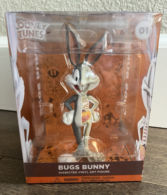 #ad Mighty Jaxx XXRAY Looney Tunes Bugs Bunny Dissected Vinyl Figure #01 New in Box $34.73