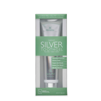 Nano Silver Tooth Whitener SLS Free No Artificial Flavors Dentist Formulated 4oz