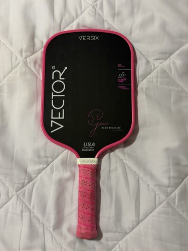 Versix VECTOR Genie Bouchard Signature Pickleball Paddle Pink 15mm | eBay