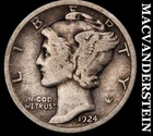 1924 Mercury Dime- Silver- Scarce Better Date No Reserve #J4964