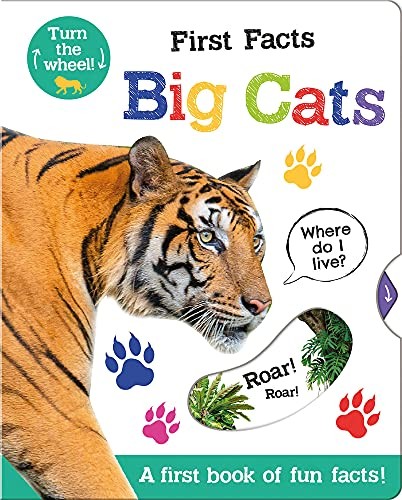 First Facts Big Cats (Move Turn Learn (Turn-the-Wheel Books)),Ta